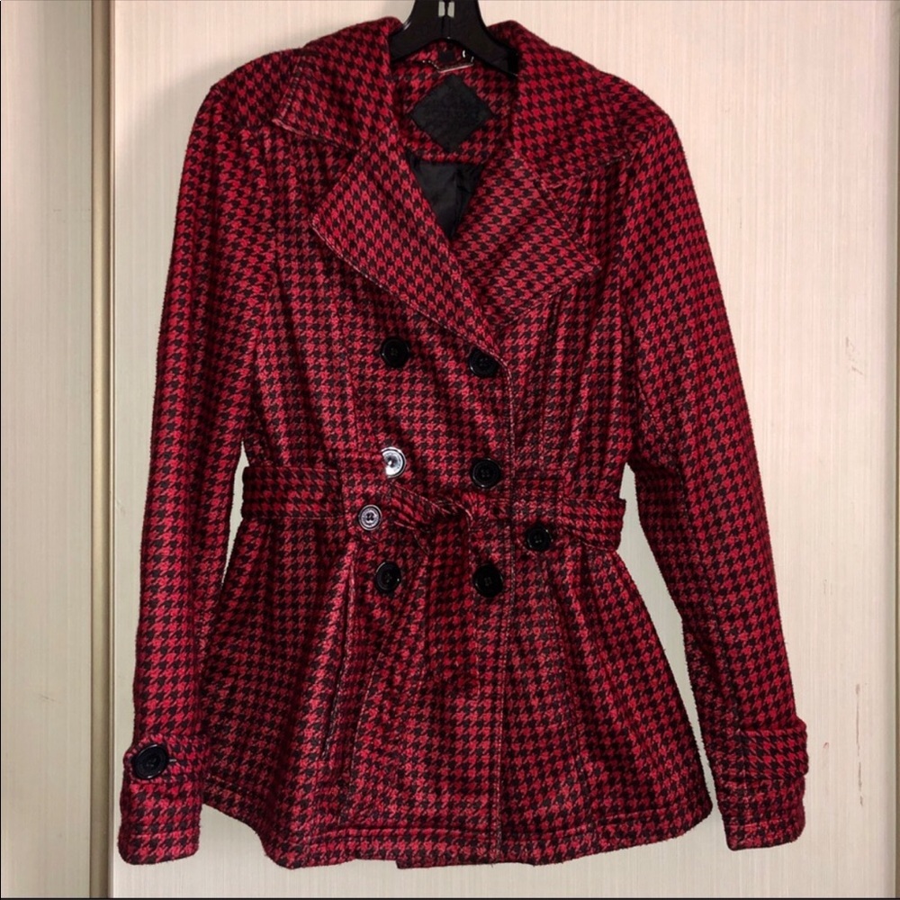 JOU JOU HOUNDSTOOTH JACKET
